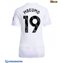 Fotballdrakt Dame Manchester United Bryan Mbeumo #19 Bortedrakt 2025-26 Kortermet